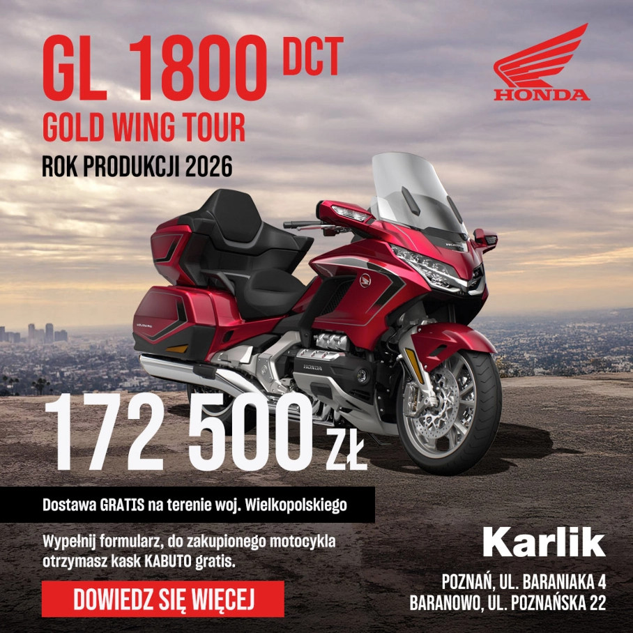 HONDA GL 1800 GOLD WING TOUR DCT