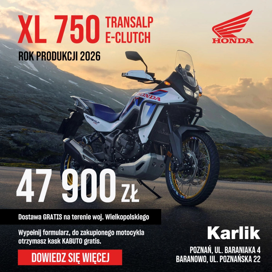 HONDA XL 750 TRANSALP E-CLUTCH