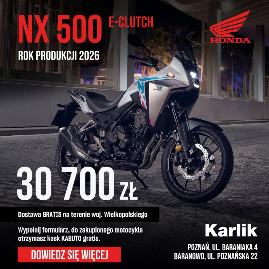 HONDA NX 500 E-CLUTCH